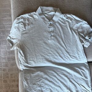 Vince Light Gray Polo Shirt